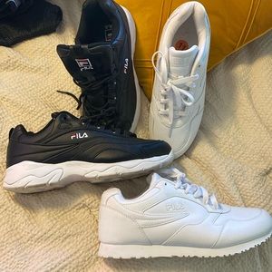 Lot of fila sneakers